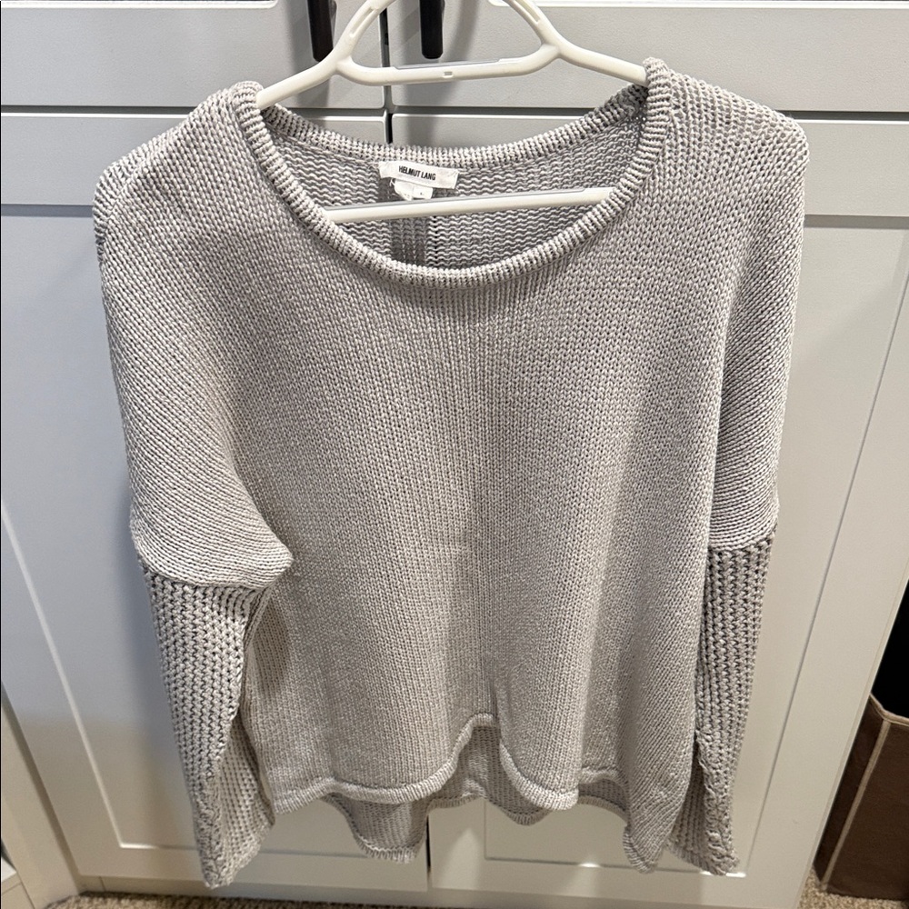 Helmut Lang Light Gray Women's Sweater